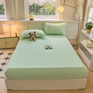 SUNLIGHT HOME Ga giường kẻ sọc đơn giảnga trải giường thoáng khíga trải nệm thoải mái