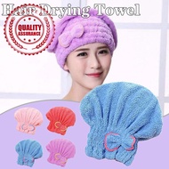 Women Shower Bow Hat Breathable Microfiber Hair Turban Quick Hats Sauna Hat Towel Dry T4E6