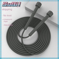 SUQI Jump Rope, Antiskid Fitness Equipment Skipping Rope, Portable PVC Anti Shaking Wear Resistant Soft Bead Bamboo Jump Rope
