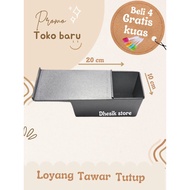 20x10 cm bread pan with lid