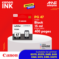 Genuine Ink cartridge Canon PG47/PG-47 Black  CL57s CL-57s Color  for E400/410/460/470/E480