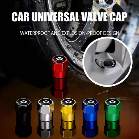 4pcs car wheel tire metal valve cover Defender decorative For Citroen C1 C2 C3 C4 C5 C6 C8 C4L DS3 D