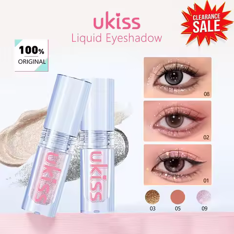 [ClearanceSale] UKISS Emotion Dreamer Liquid Eyeshadow-6 Series,Shimmer Eyeshadow,Liquid Shimmer Tex