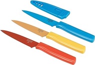Kuhn Rikon 4-inches Nonstick Colori Paring Knife, Set of 3