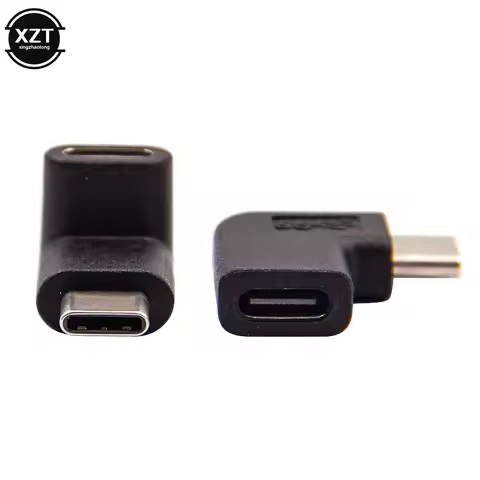 90 Degree Type C Adapter USB C Male to Female Adapter Upward and Downward Angled USB-C Adapter USB 3