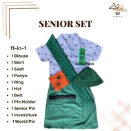 Senior Scout Type A Complete Set of Scout of Uniform for Girls | BZ Daily Store