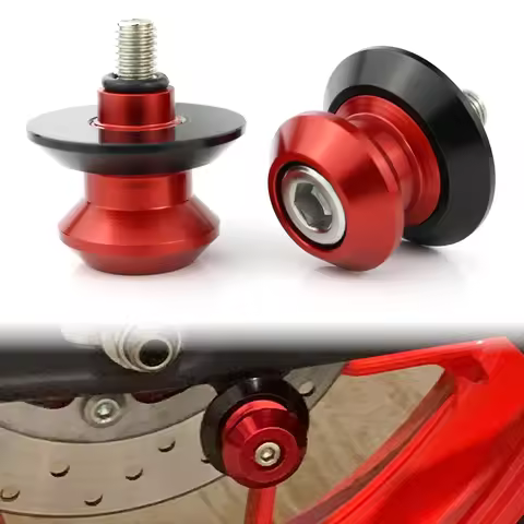 Motorcycle CNC Swingarm Bobbins Screws Stand Bobbin 6MM For Yamaha FZ1 FZ-1 FZ1-N VMAX Niken MT-09 S