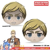 Attack On Titan Round Pillow - Shingeki no Kyojin : Erwin Smith