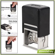 [AlmenclafdMY] Self Inking Date Stamp Adjustable Date Craft Business Print Stamp Office  Shipping Du
