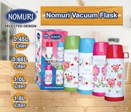 Nomuri Termos Air Panas Dingin Vacuum Flask Motif Flora - 0.45/068/1/2 Liter