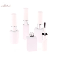 [WillbehotS] 8/10/15ml Round Rhombus Nail Polish Bottle Nail Polish Base Gel Dispenser Bottle With B