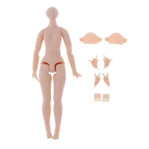 New 20 Joints Ball Jointed Nude Body Hands Set for 20cm Middle Blythe Dolls
