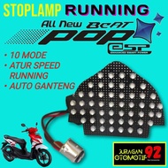 STOPLAMP RUNNING BEAT POP VARIASI 10 MODE
