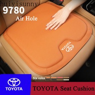 HYS  Car Seat Cushion Napa Leather Driver's Front Seat Protector Cover Breathable Backseat Mat for Toyota Yaris Yaris VIOS Corolla Alitis Camry Prius Wigo Avanza Innova Fortuner