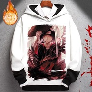 Naruto Anime เสื้อฮู้ด น้ำหนักเบา เสื้อแขนยาวผู้ชายชั้นฐาน ฤดูใบไม้ร่วง ฤดูหนาว แฟชั่นเยาวชน ผ้าขนแก