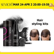 SEVICH Hair Building Fiber with Hair Spray 10 Colors Hair Fiber Applicator (25 g)