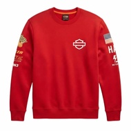 Crewneck Harley-Davidson Red FXR Import GENUINE
