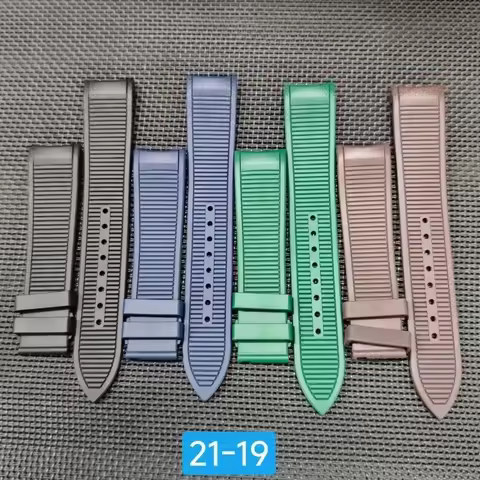 Suitable for PIAGET POLO series watch straps, fluororubber straps, waterproof and sweat proof G0A430