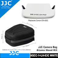 JJC EVA กระเป๋ากล้องเปลือกแข็งและเฉดสีเลนส์ฮูดย้อนกลับได้แทนที่ EW-63C สำหรับแคนนอน EF-S 18-55มม. F/