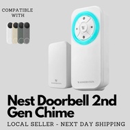 Wasserstein Doorbell Chime for Google Nest Doorbell (Wired)