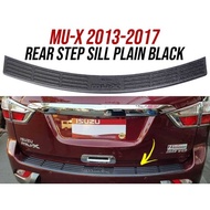Isuzu Mux 2012-2017 Rear Step Sill Plain Black / Rear Stepsill / Bumper Protector Big Foot Brand
