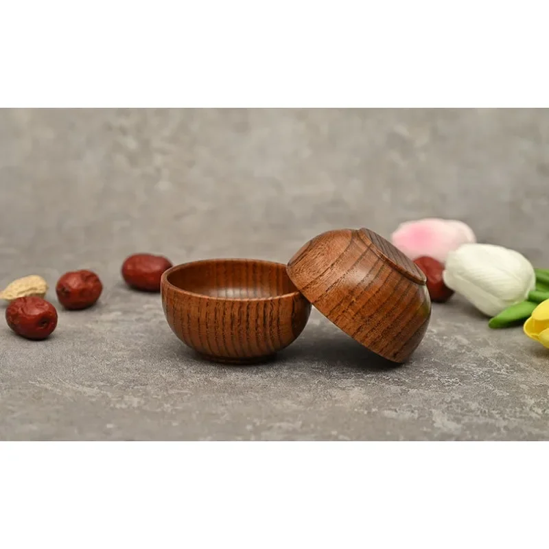 Classical Vintage Natural Sour Jujube Wood Small Tea Cup Restaurant Household Water Cup Wine Cup Big Belly Cup Tea Set Tableware
