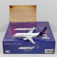 [Ready Stock Sale] NG Models 77049 1: 400 China United Airlines B737-700 B-5210 Alloy Model