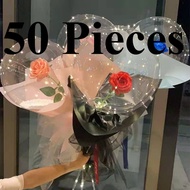 50 Pieces 11/18/20/24/36 Inches Transparent BOBO Balloon Proposal Birthday, Belon Transparent
