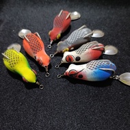 Soft FROG 4CM SENTK LURE HOOK VMC cork and toman casting bait