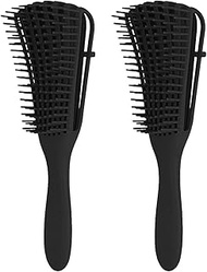 Detangling Brush for Black Natural Hair, Beomeen 2 Pack Hair Detangler Brush for Afro Textured 3a to