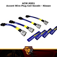 Accent Wire Plug Coil Socket Connector with Wire Set (ACW-NS01) - Nissan