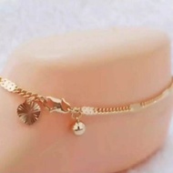 Bisa Cod Gelang Kaki Wanita Titanium Spasi Dewasa Anti Karat Dan Anti Luntur