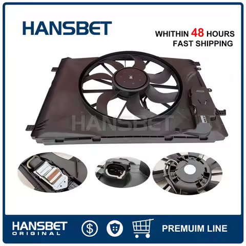Engine Radiator Cooling Fan For Mercedes-Benz A B W176 W246 W242 GLA200 A180 A200 B180 B200 CLA180 C