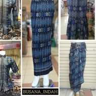 Batik COUPLE/BATIK Sogan/Pleated Skirt/Mermaid Skirt/TORAJA NAVY MOTIF Wrapped Skirt