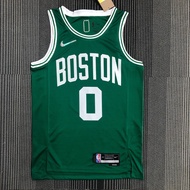 Boston Celtics 0 Jayson Tatum 7 Jaylen Brown 2022NBA Green Jersey men basketball Jersey