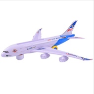 Electric Universal Airplane with Music with Light Airplane A380 Airplane Passenger Airplane Children
