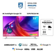PHILIPS 4K UHD LED 55 inch Google TV | 3 Sided Ambilight | 55PUT8528/98 | Youtube | Netflix