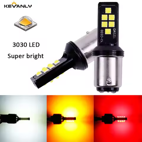 1PCS CANBUS PY21W P21W PY21W P21/5W LED T20 1157 BAY15D BA15S 7440 W21W T15 BAU15S 3030 Chips LED Ca