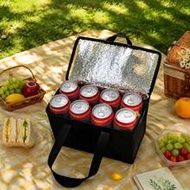 Thick Aluminum Foil Insulated Cooler Bag, Leakproof Waterproof Handheld Ice Pack, Suitable For Commu