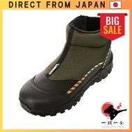 Side Zip Safety Shoes No.76-2405 - Winter Insulated with Fleece, Oil Resistant, for Work and Snow Tr