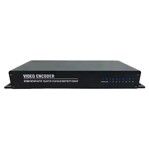 8-channel HD encoder H265 HEVC H264 network iptv catv encoderStreaming Media Web Push Streaming HDMI