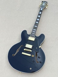Gibson ES-335 ES335กีต้าร์ไฟฟ้ากีตาร์มืออาชีพบอดี้กึ่งกลวงดำ