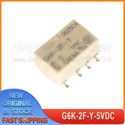 5~10PCS/Lot Original G6K-2F-Y-5VDC G6K-2F-Y-5 G6K-2F-Y 5VDC G6K2FY G6K-2F G6K 2F 5VDC DC5V 5V SOP-8 