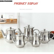 ONLYGOODS Metal Teapot Practical Cafe Restaurant Kitchen Tool