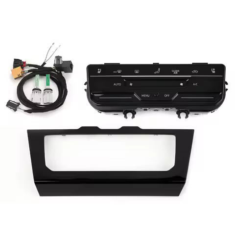 Automatic Air Conditioning Panel with LCD Touch Screen Seat Heating Vent for VW Golf MK7 MK7.5 Golf 
