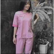 Pagoda clothes, Buddhist clothes with 5 knots, loose-fitting blue clothes