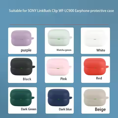 Silicone Earphone Case Anti Drop Dustproof Bluetooth Headphone Cover Colorful with Keychain for SONY