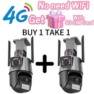 Ready stock !!V380 PRO Official Store Dual Lens CCTV outdoor IP66 waterproof HD 4K WiFi IP Security 