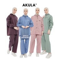 AKULA Men's Raincoat Set Thick Waterproof PVCWanita