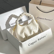 2025 Cloud Bag Pleated Small Bag Portable Messenger Bag High-End Cloud Small Bag